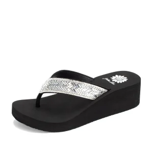 Women Yellow Box Heels & Wedges>Silvyn Sandal