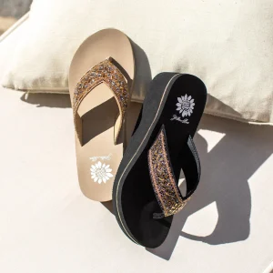 Women Yellow Box Flip Flops>Srida Wedge Sandal