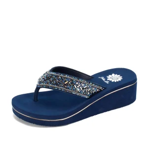 Women Yellow Box Flip Flops>Srida Wedge Sandal