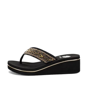 Women Yellow Box Flip Flops>Srida Wedge Sandal