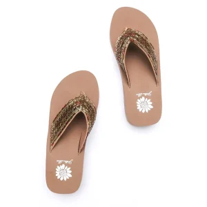 Women Yellow Box Flip Flops>Steeven