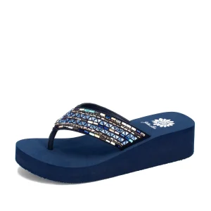 Women Yellow Box Flip Flops>Steeven