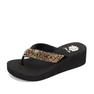 Women Yellow Box Flip Flops>Steffie Wedge Sandal