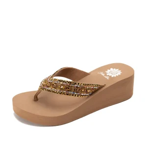 Women Yellow Box Heels & Wedges>Steffie Wedge Sandal