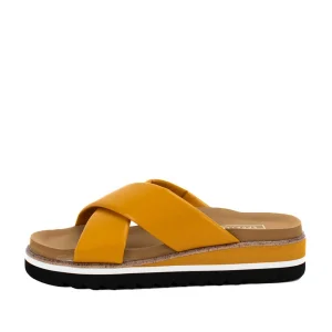 Women Yellow Box Sandals>Tashie