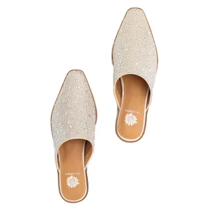 Women Yellow Box Clogs & Mules>Wanny Rhinestone Mule