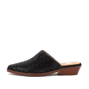 Women Yellow Box Clogs & Mules>Wanny Rhinestone Mule