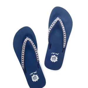 Women Yellow Box Flip Flops>Zemily Rhinestone Sandal