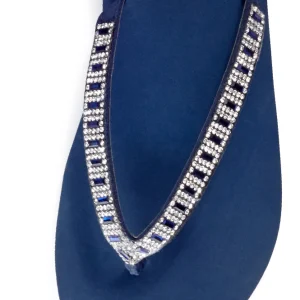 Women Yellow Box Flip Flops>Zemily Rhinestone Sandal