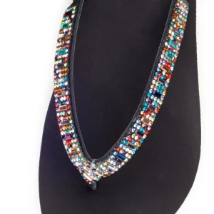 Women Yellow Box Flip Flops>Zemily Rhinestone Sandal