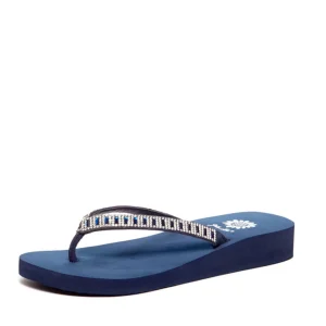 Women Yellow Box Flip Flops>Zemily Rhinestone Sandal